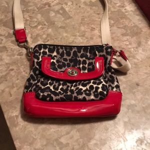 Coach cross body purse
